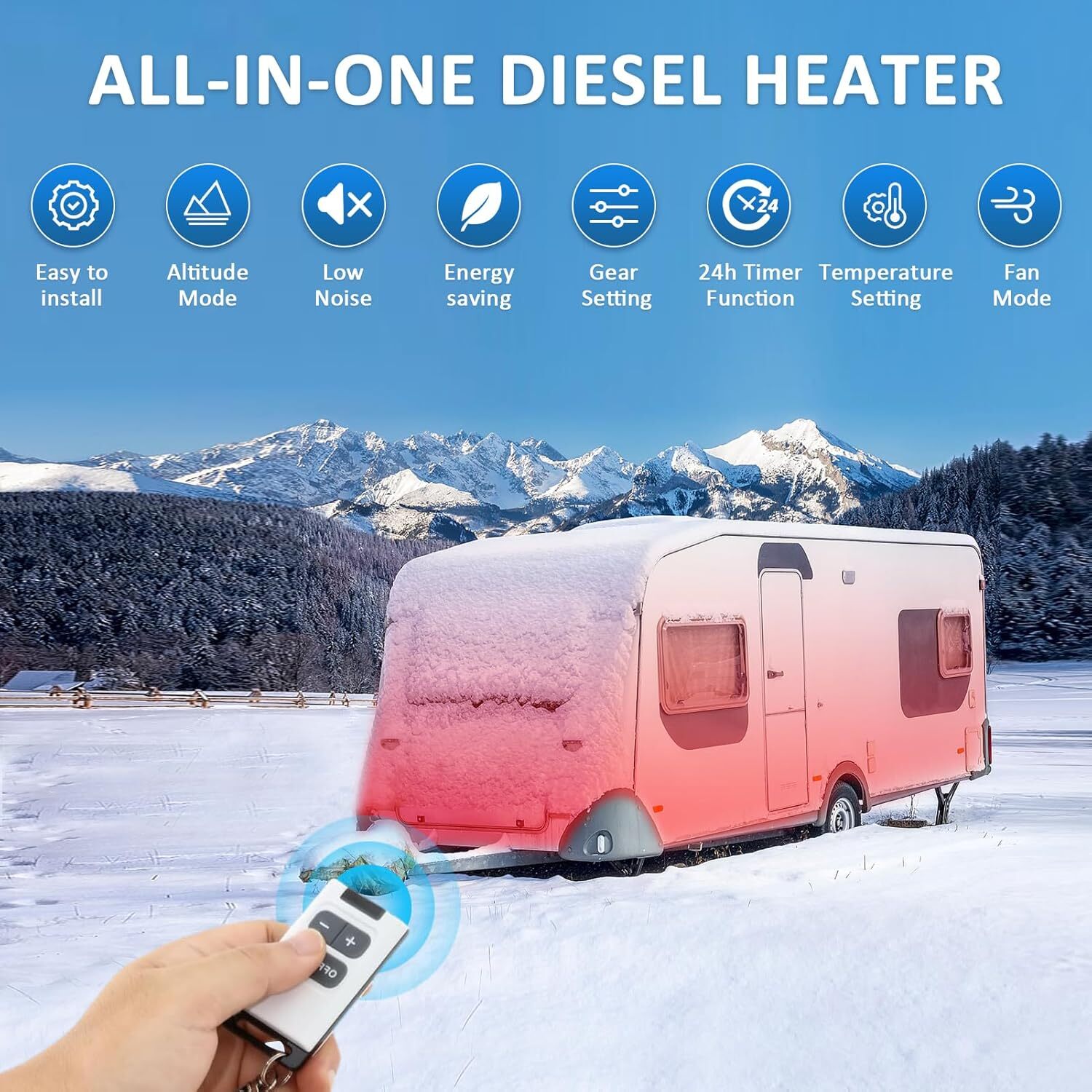 8500W Diesel Heater 12V 24V 110V